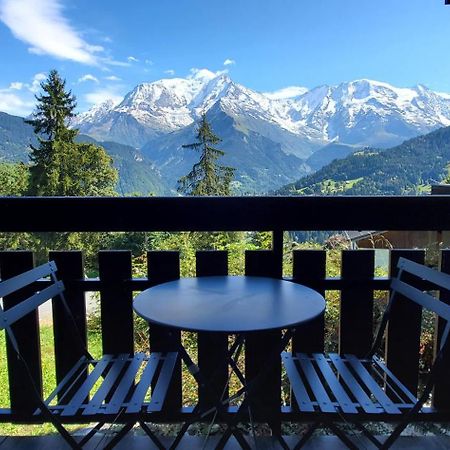 Appartement Saint Gervais Les Bains Vue Imprenable Mont Blanc Buitenkant foto